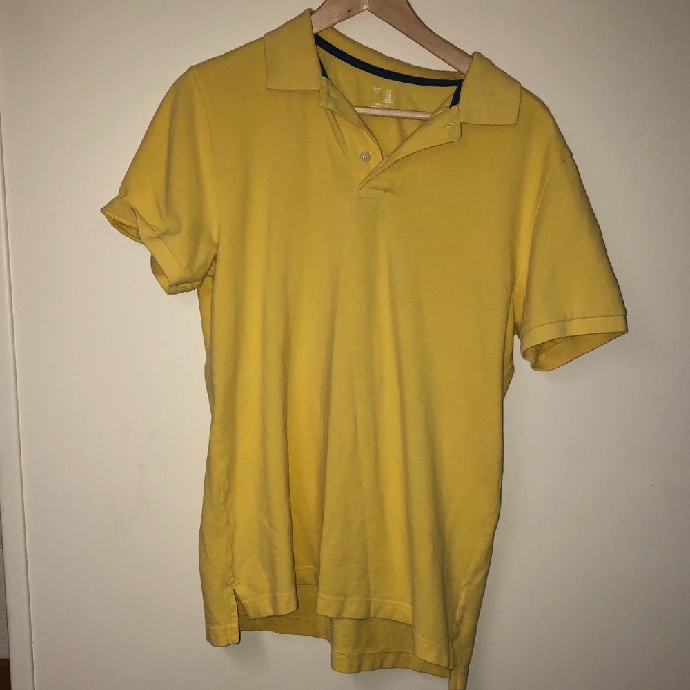 Men's Classic Fit Gap Polo - Medium